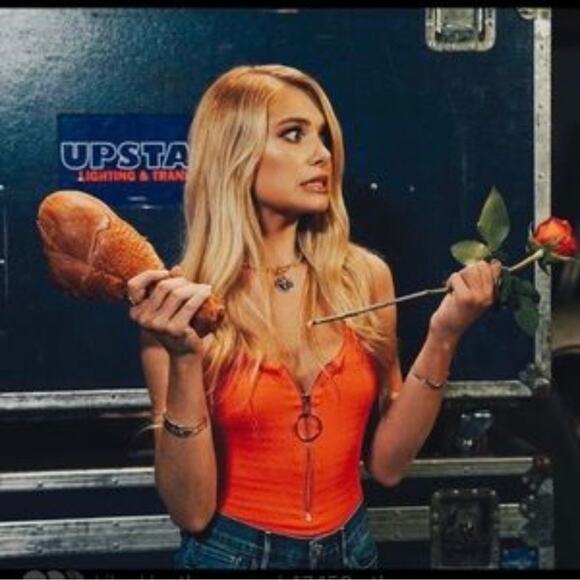 Fletch Ruby Red One Piece Crinkle Smocking Zipper Front Swimsuit Size Small - Picture 6 of 11